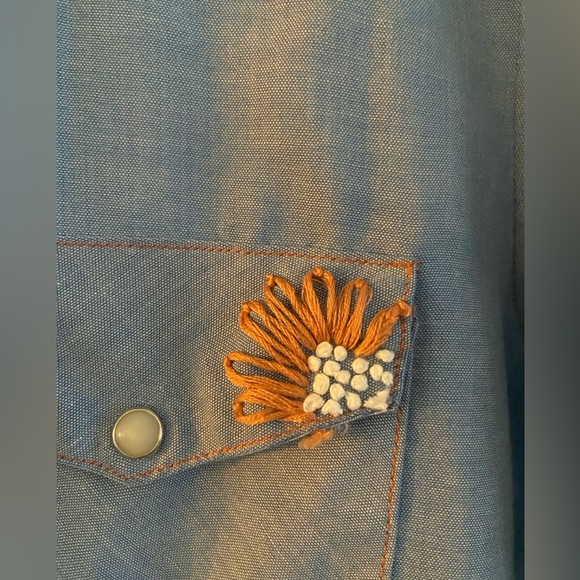 Big Mac Vintage embroidered chambray shirt - Picture 7 of 10